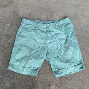 Polo Ralph Lauren Mens Mint Green Preppy Pima Cotton Chino Shorts Size 36